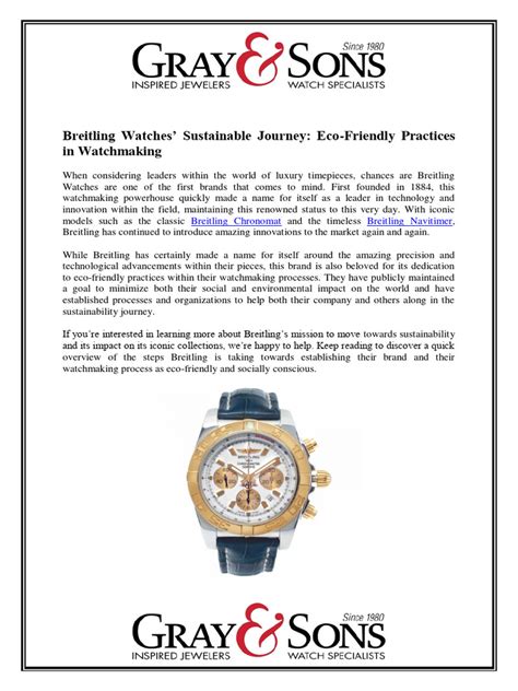 breitling watches pdf